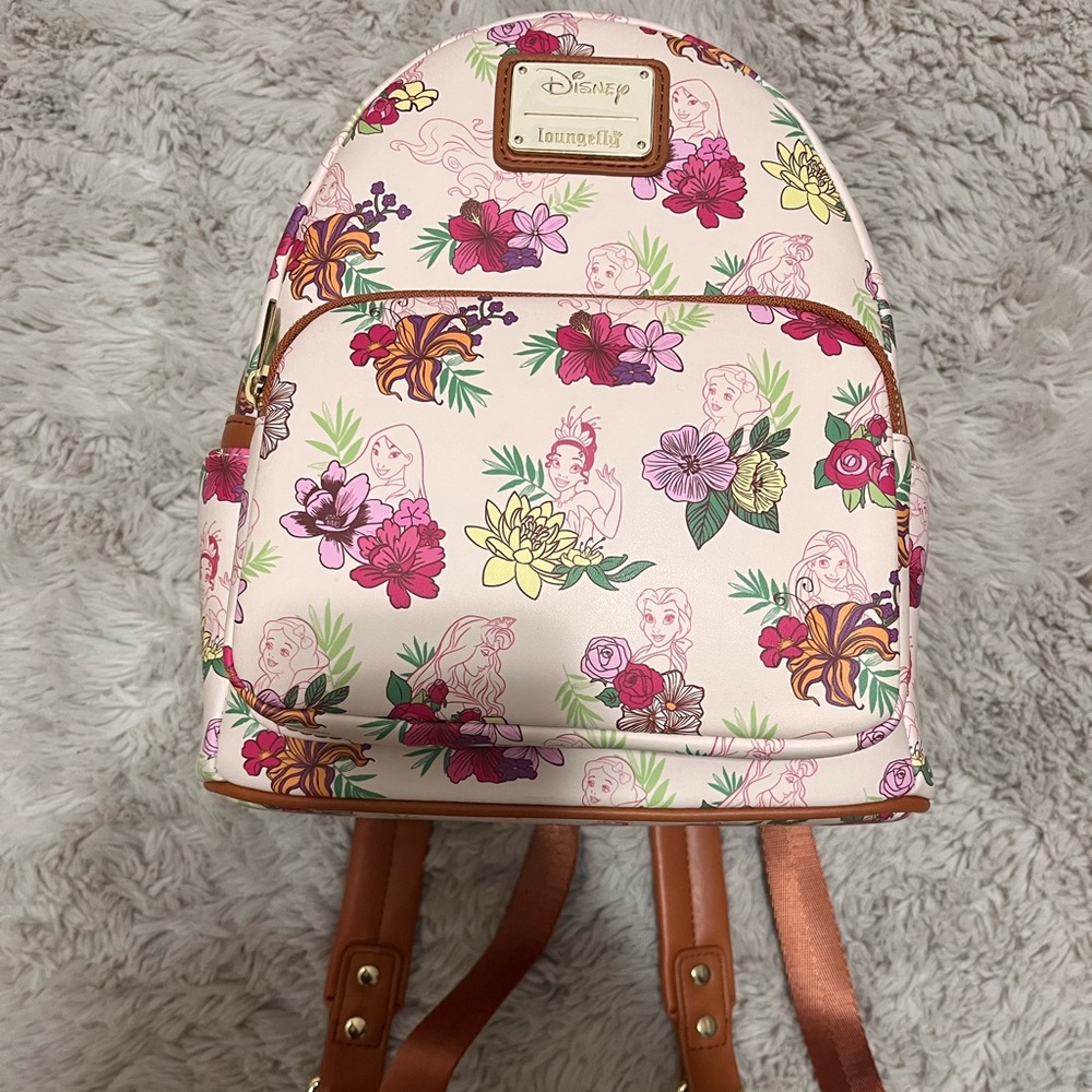 Disney Princesses Tropical Loungefly Mini Backpack